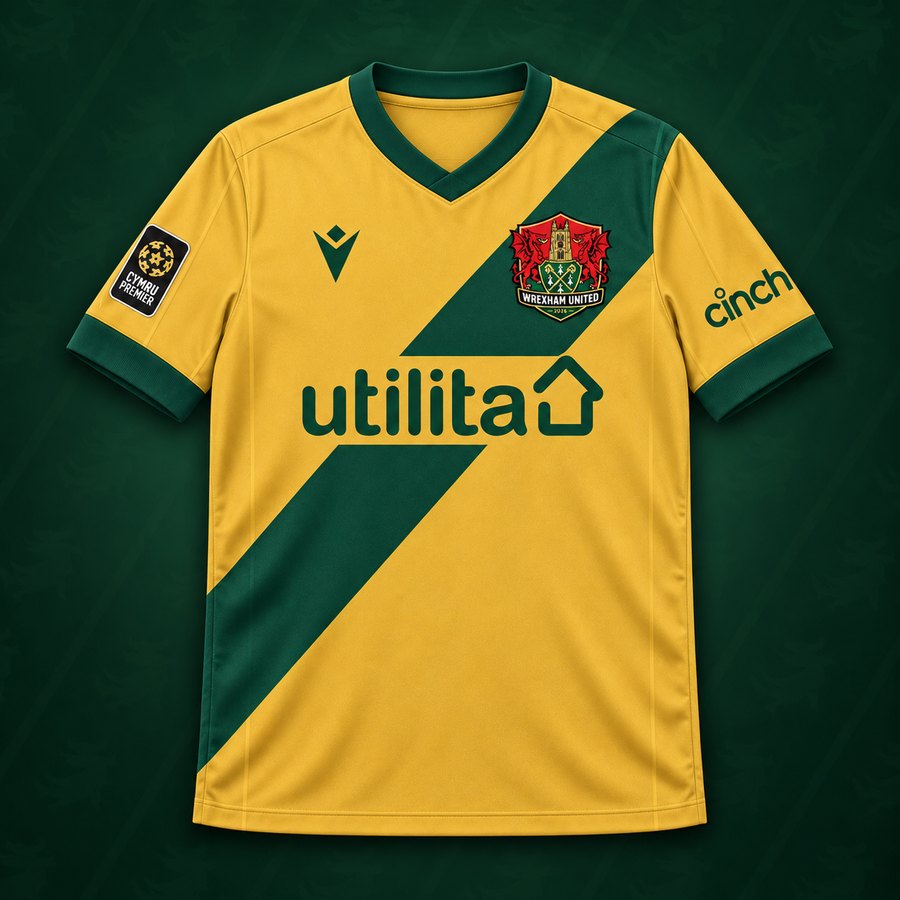 Wrexham United 2026/27 away shirt